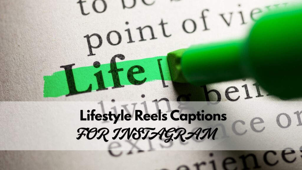 lifestyle captions for instagram